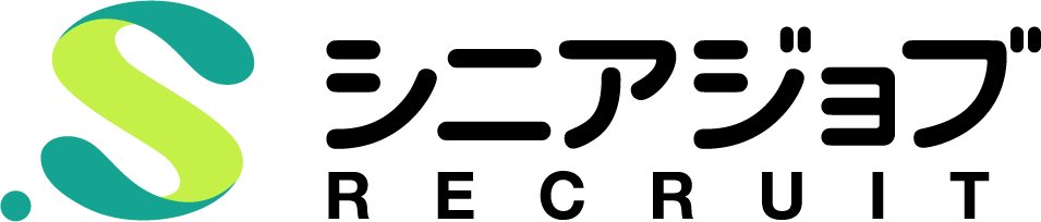 2022年7月15日にリニューアルしたシニアジョブ採用サイト「シニアジョブRECRUIT」のロゴ