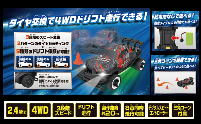 speed storm (ラジコン) Amazon.co.jp: R/C SPEED STORM(スピードストーム) : おもちゃ