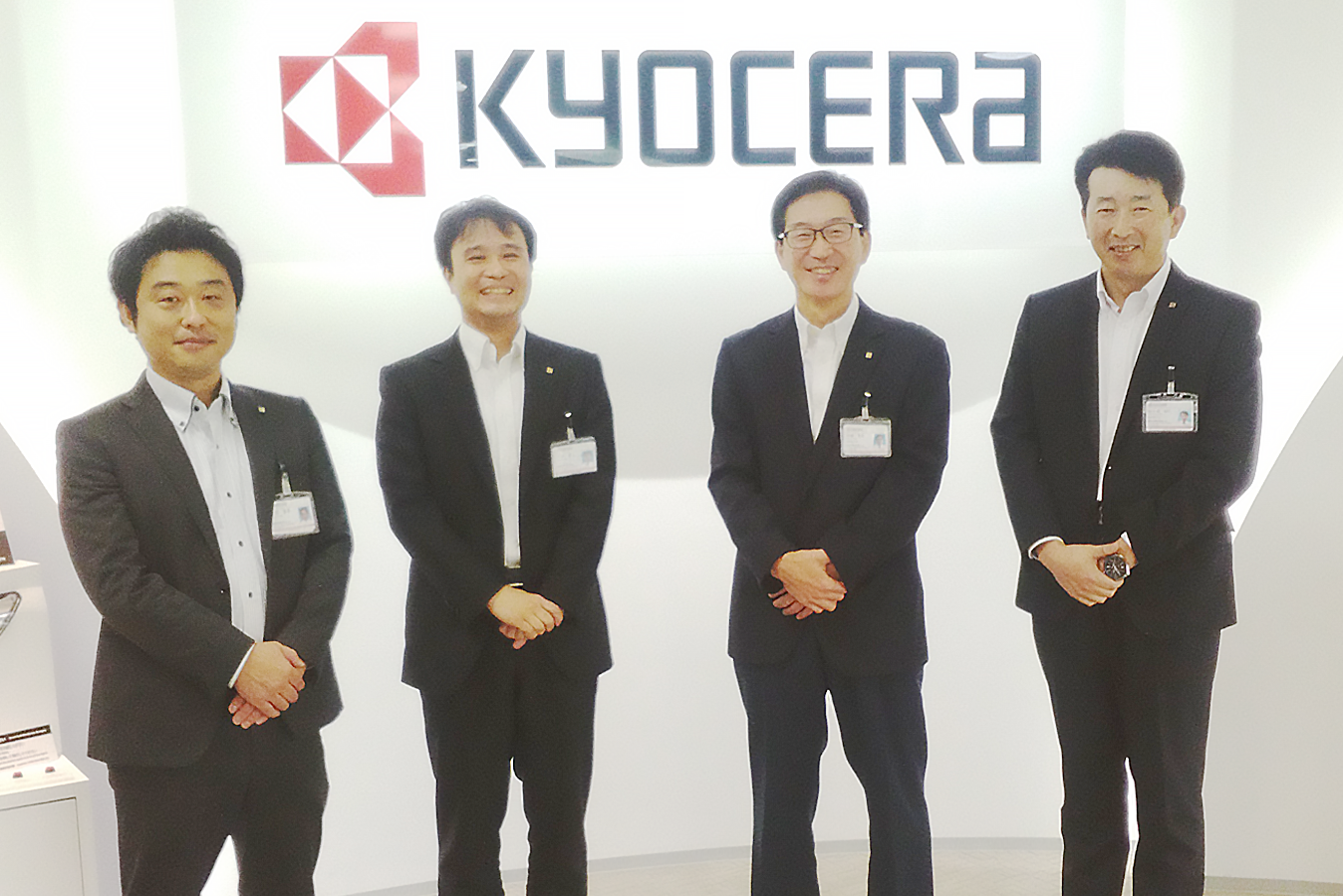 左より京セラ上田氏、大田氏、平野氏、松ヶ迫氏