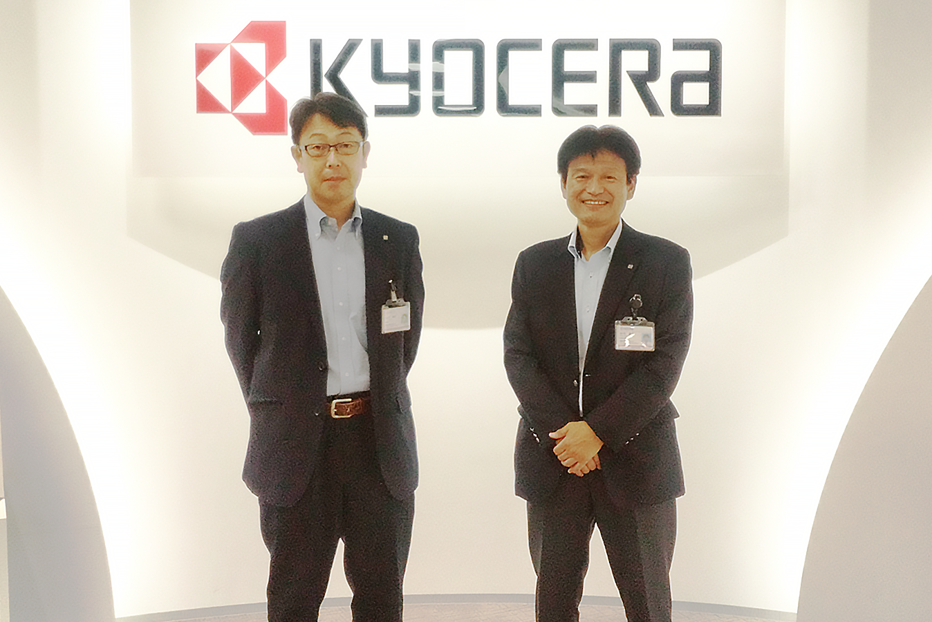 左より京セラ山口氏、田中氏
