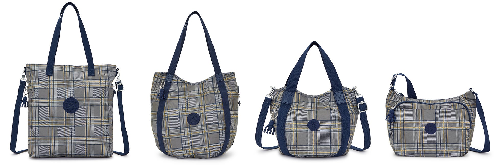 (左から)ニューラドワン16,940円(税込)/バルーン17,600円(税込)/リトルバルーン15,950円(税込)/カイ17,600円(税込) 【カラー名はすべてブルーグレイプレイド