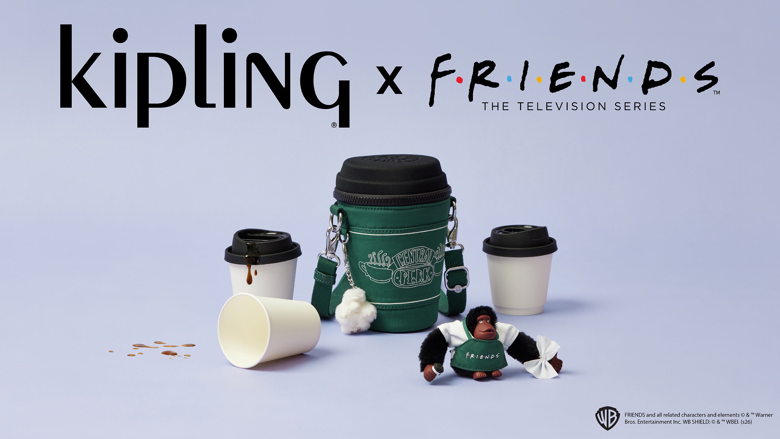 人気ドラマ『フレンズ』の世界観がそのままバッグに！遊び心あふれる『Kipling × FRIENDS™ (キプリング×フレンズ)』