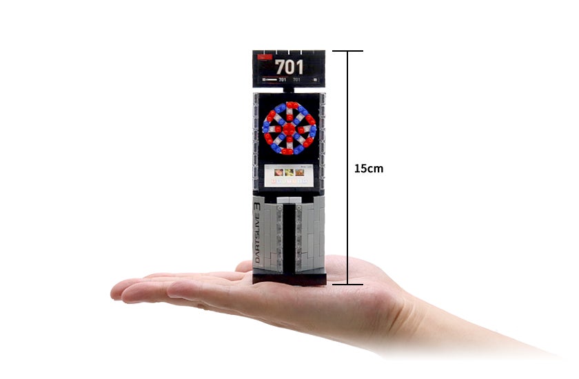 ダーツマシンの最新機種「ダーツライブ3」をナノブロック®で再現 ダーツマシンの最新機種「ダーツライブ3」をナノブロック®で再現