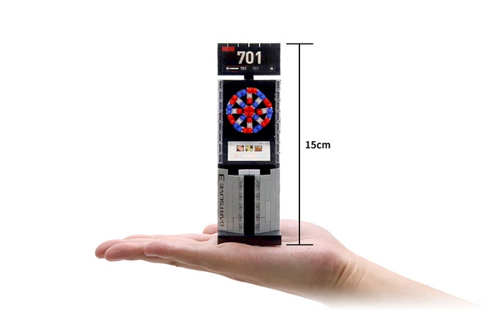 ダーツマシンの最新機種「ダーツライブ3」をナノブロック®で再現 ダーツマシンの最新機種「ダーツライブ3」をナノブロック®で再現