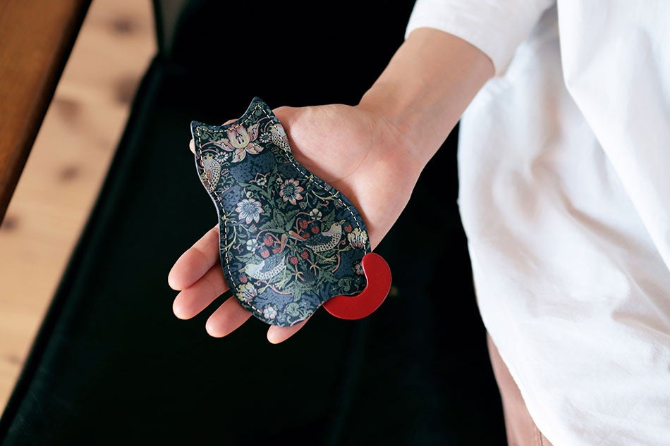 ねこ好き必見！ねこ×ウィリアム・モリスのかわいいキーケースが登場