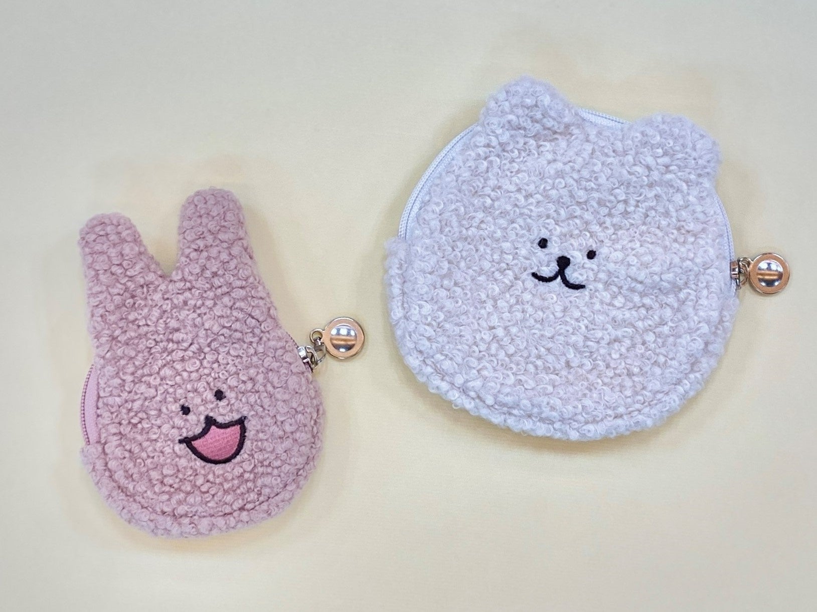 ▲ウサギポーチ、クマポーチの２点セット