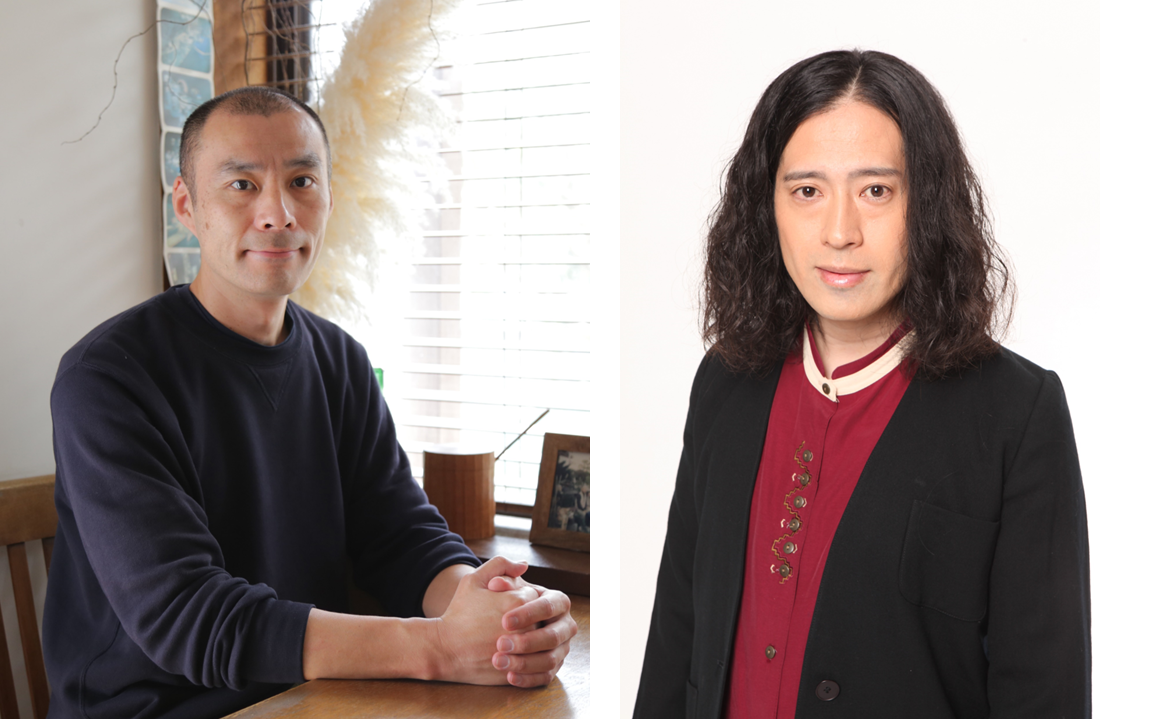 （左）ヨシタケシンスケさん　（右）又吉直樹さん