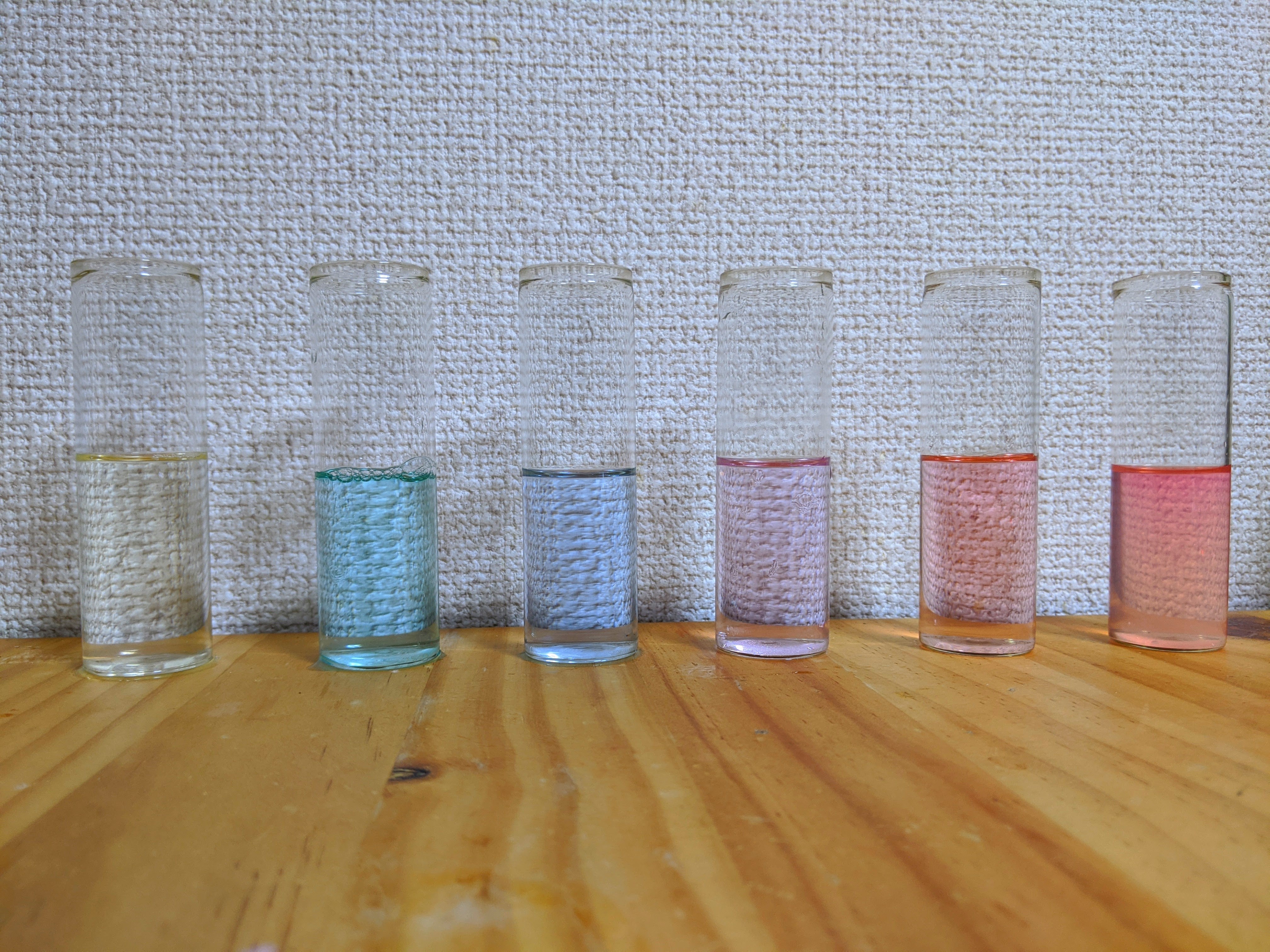 カメレオン・ウォーター（酸性・アルカリ性実験）