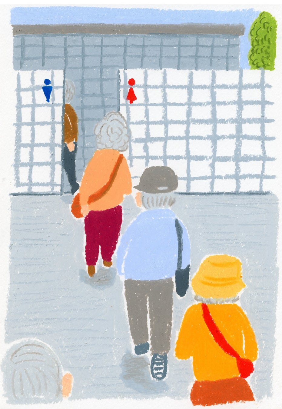 名所より トイレはどこだ バスツアー