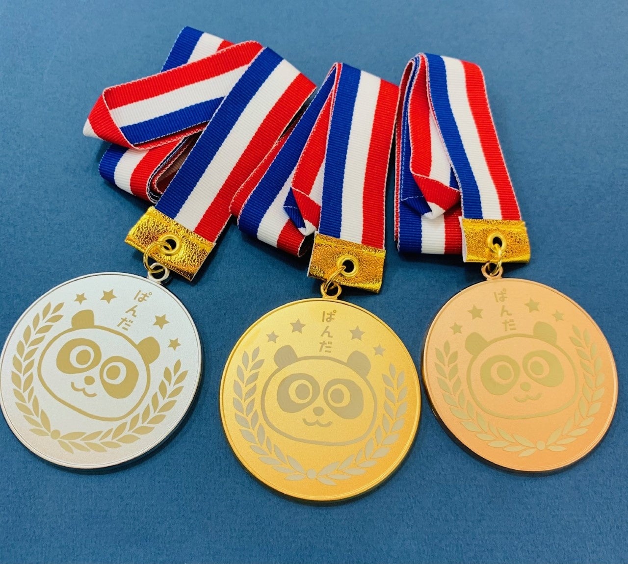 金・銀・銅のぱんだメダル