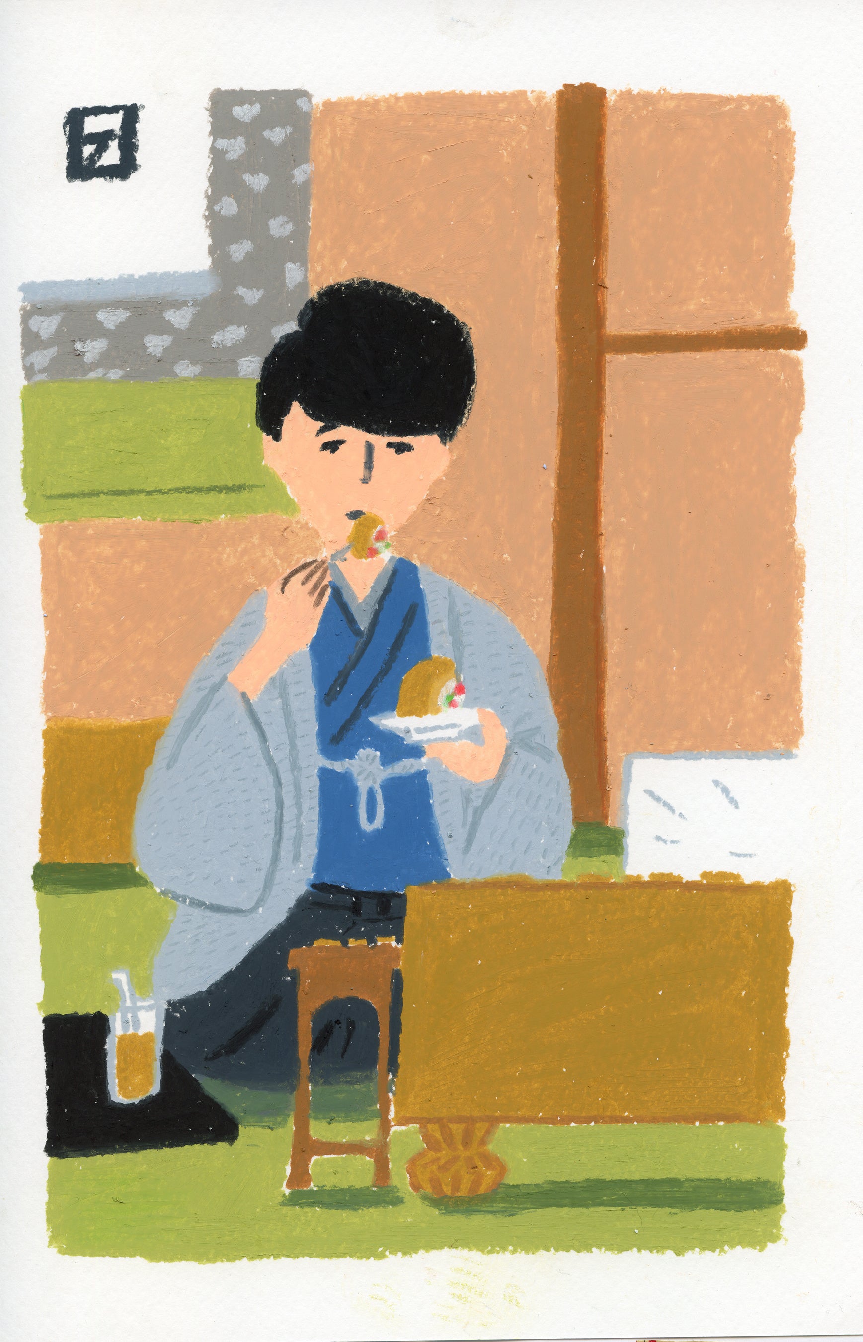 棋士よりも 菓子が気になる 名人戦