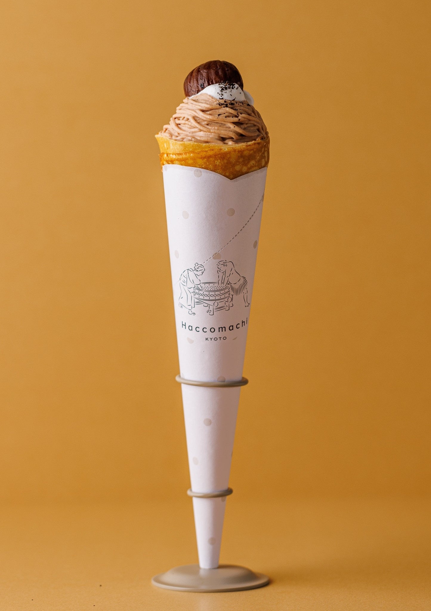 発酵クレープ モンブラン烏龍茶