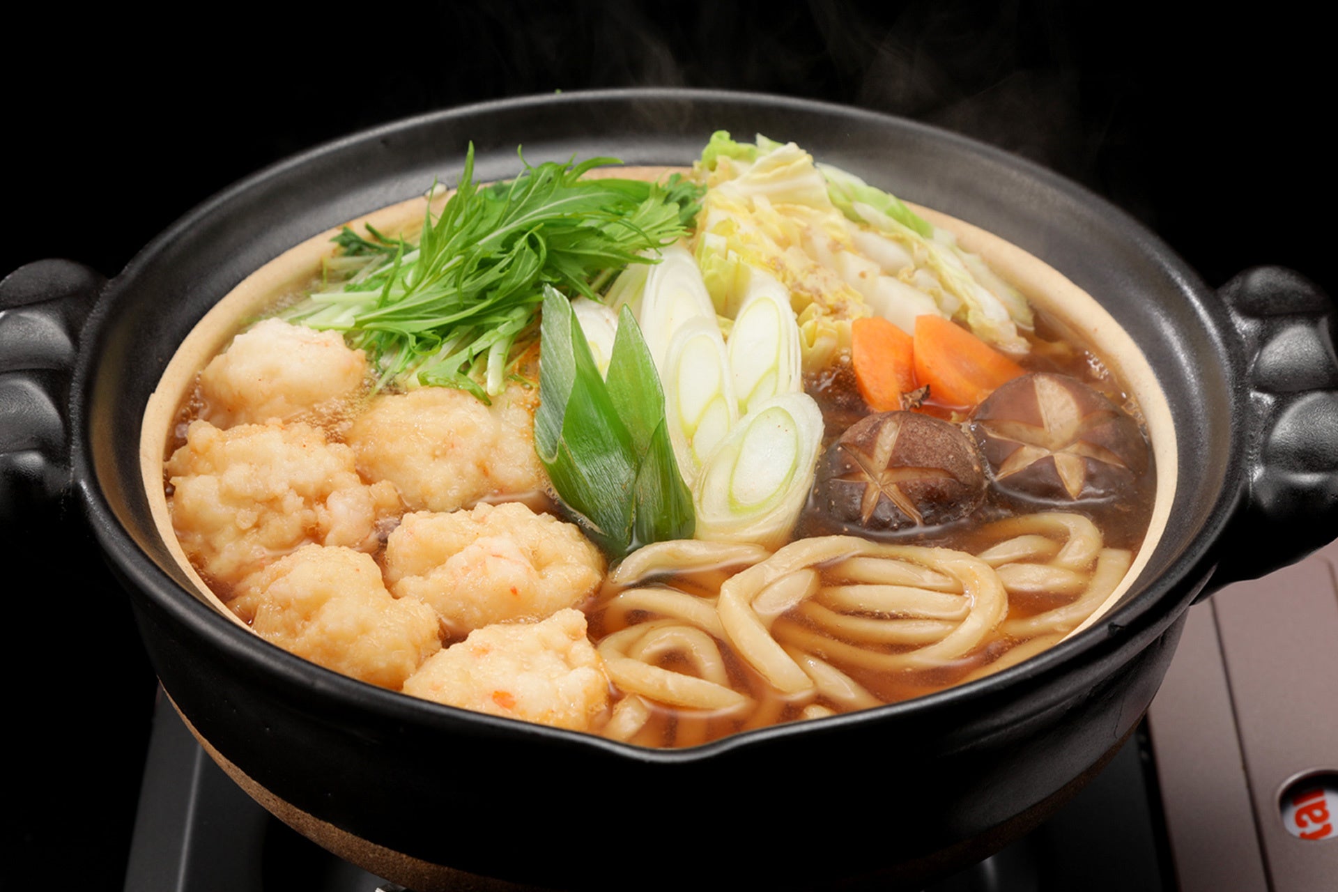 スープまで飲み干す 海老だし鍋 麹仕立て