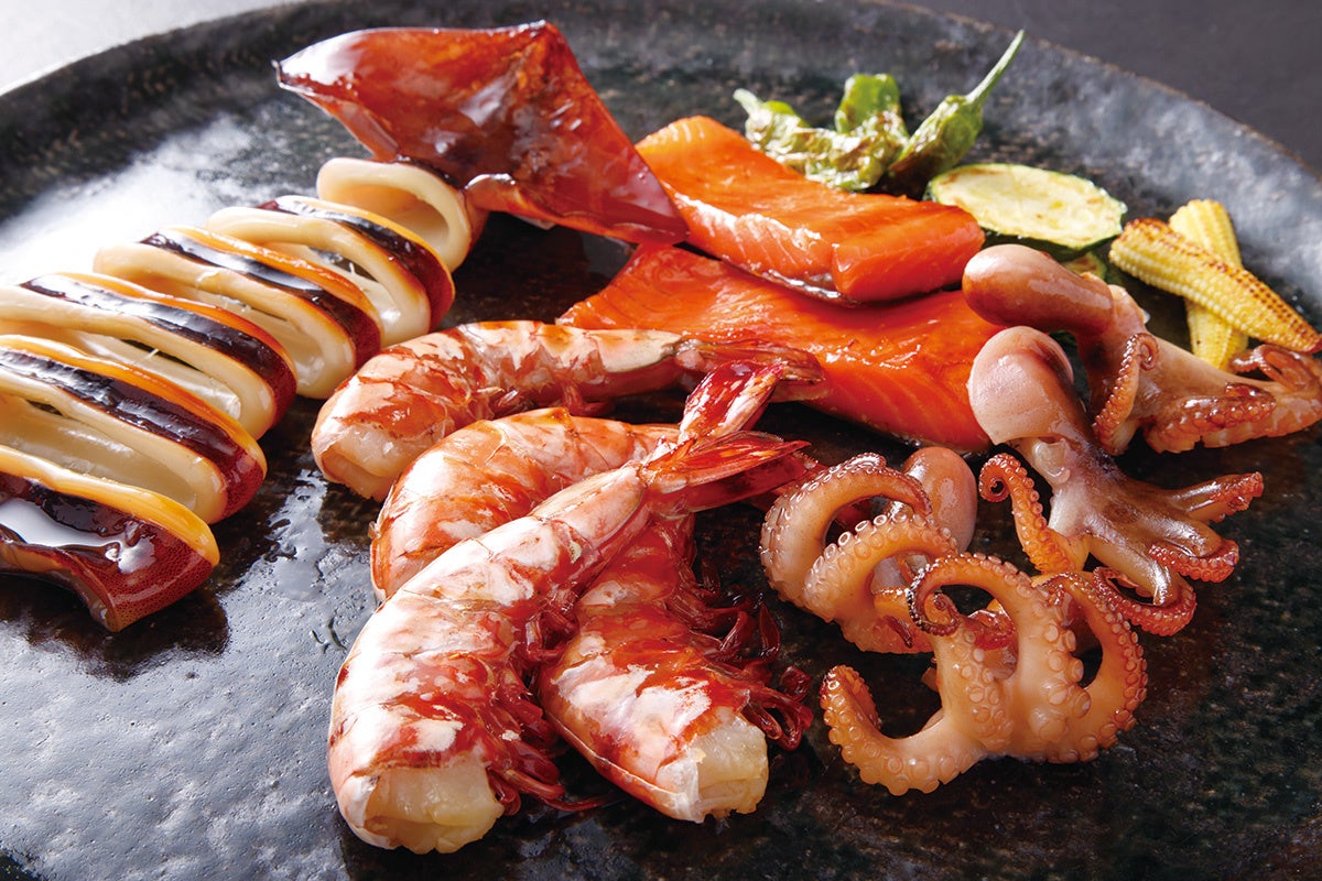 海の幸4種 ゆず塩麹漬