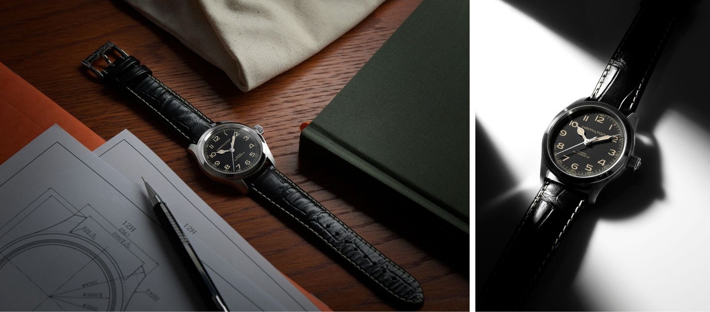 Hamilton Murph 38mm press image showing the 38mm watch