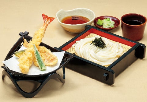 大海老天付きうどん食べ放題イメージ