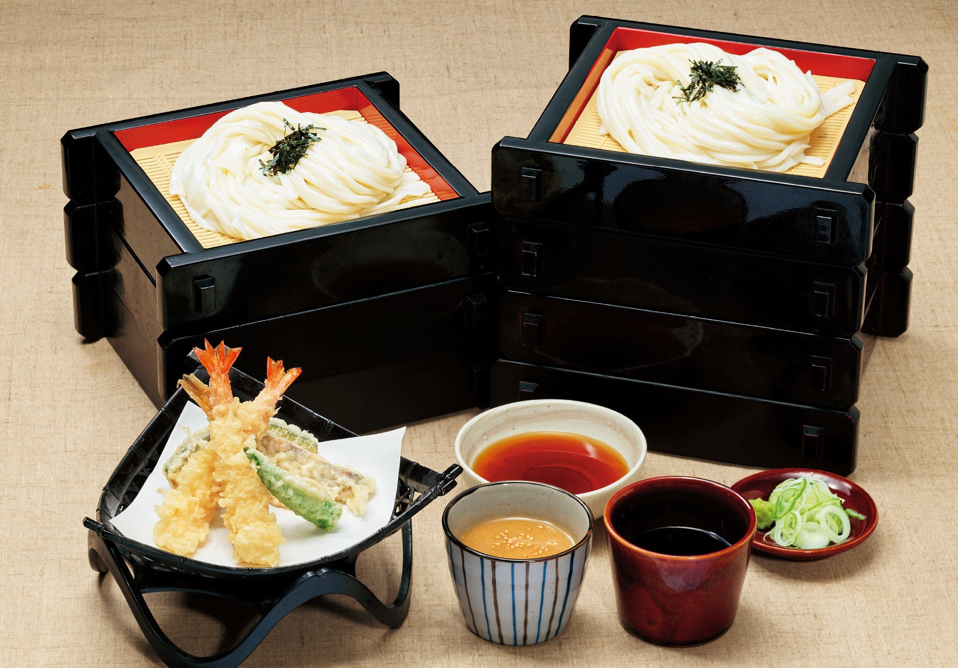 天ぷら付きうどん食べ放題イメージ