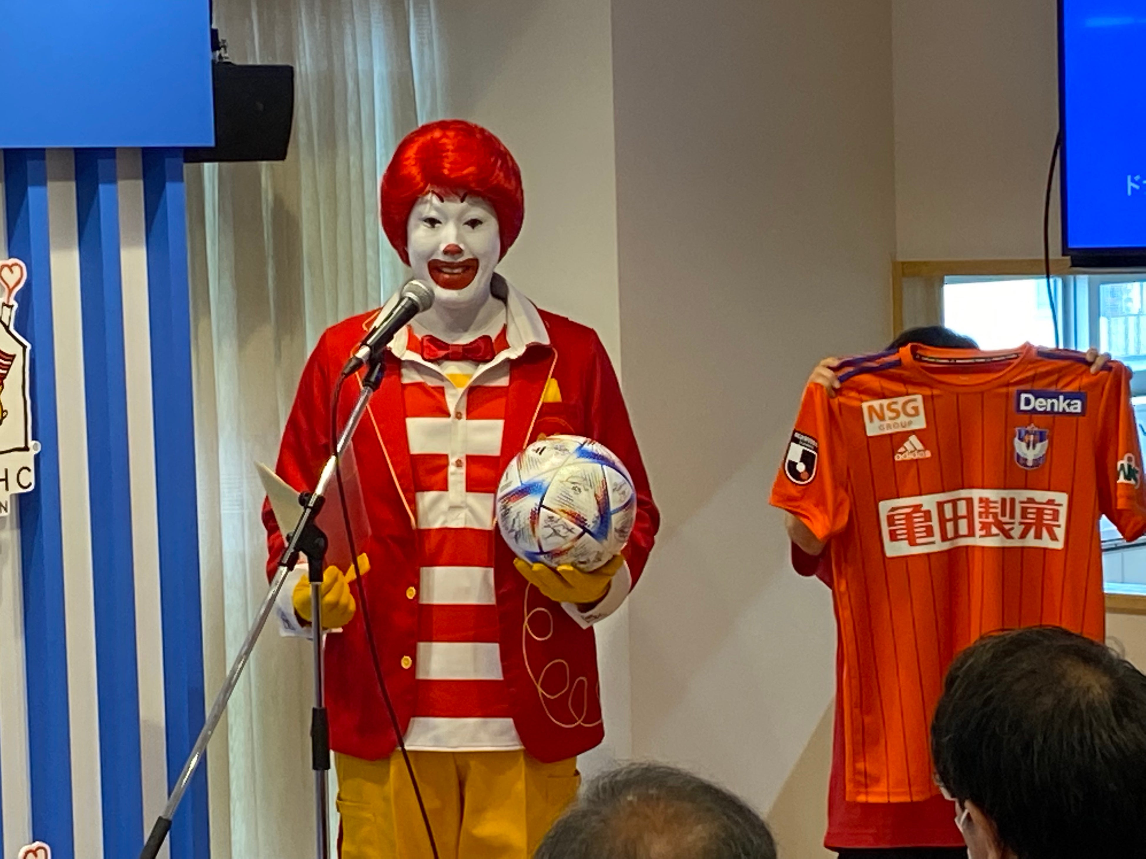 アルビレックス新潟様からのプレゼントお披露目