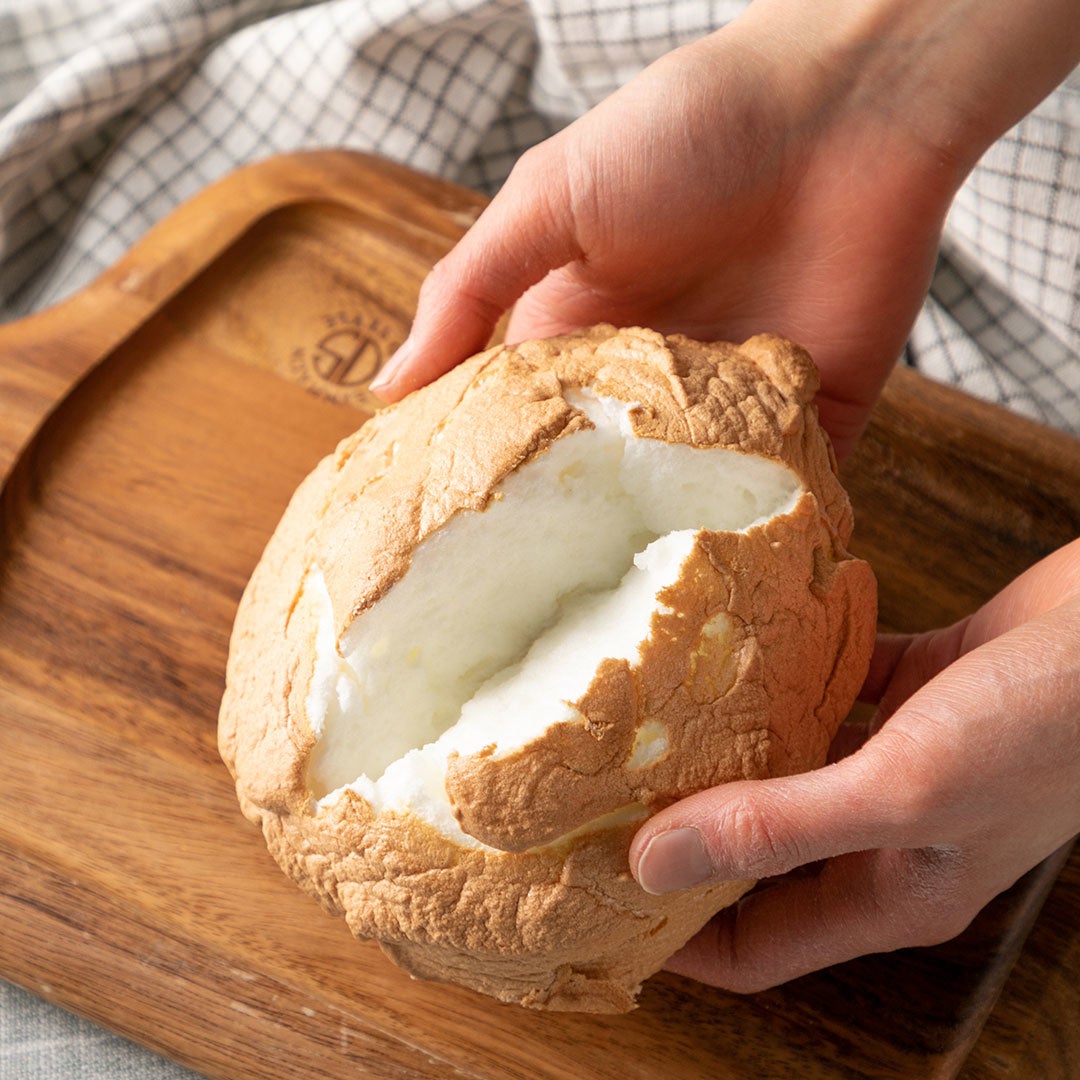 小麦粉不使用！おうちで作るフワッフワの雲パン