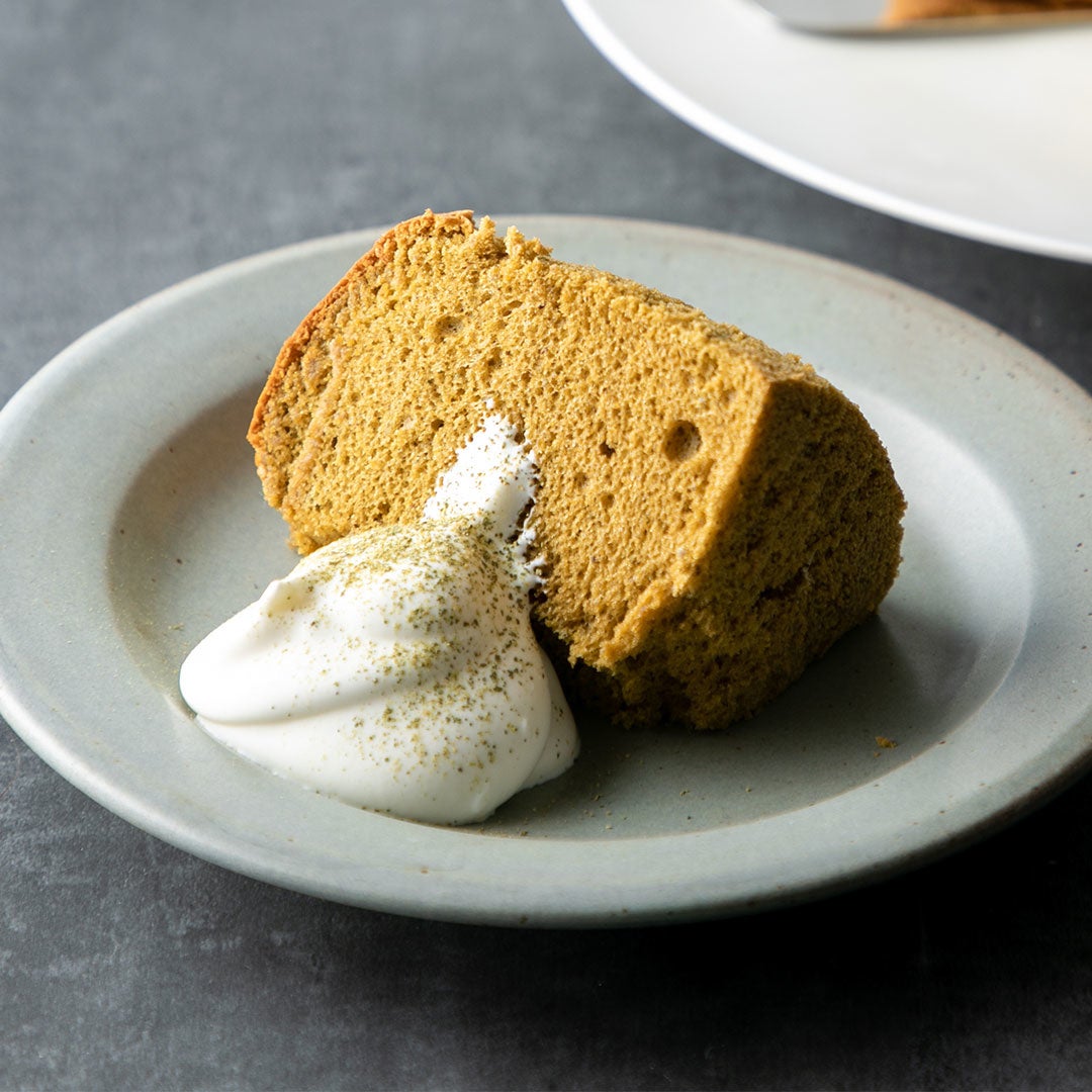 ふわふわの王道！抹茶シフォンケーキ