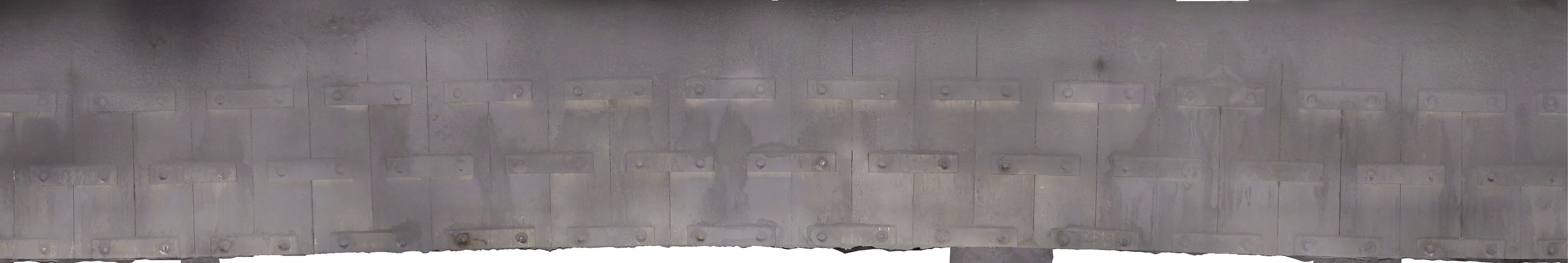 ※2：サイクロン内部のオルソ画像 （画像上で位置・面積・距離などを正確に計測できるよう、オルソ補正を行っている画像）