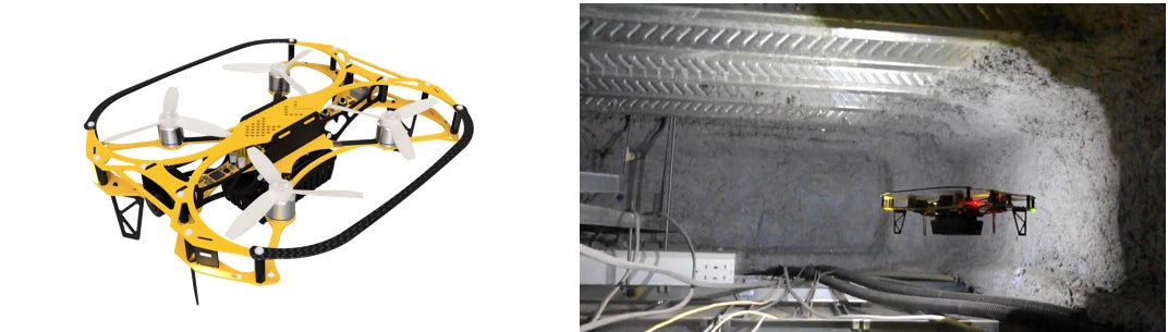 (「IBIS」本体と飛行する様子)