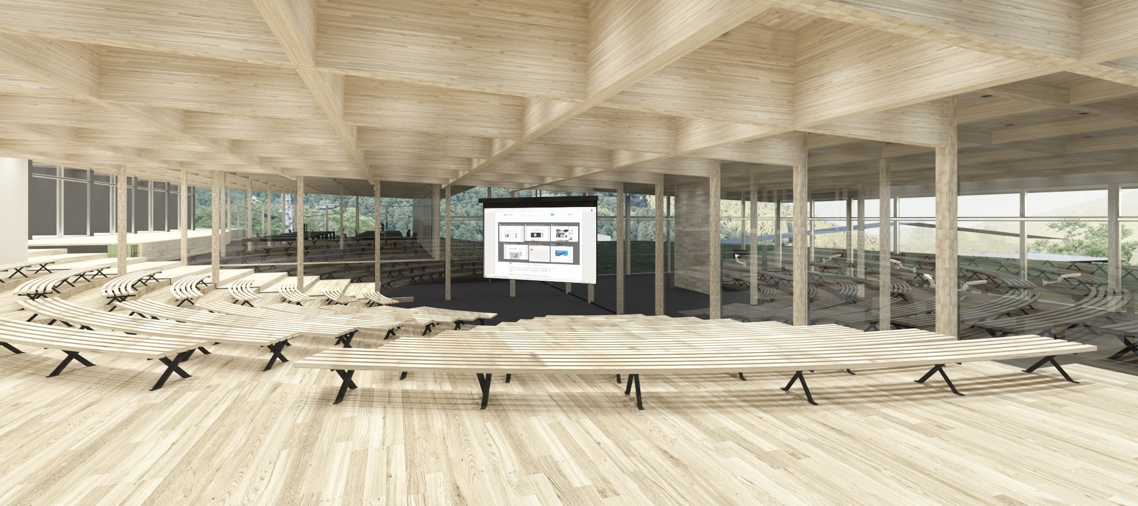 「神山まるごと高専（仮称）」　内観