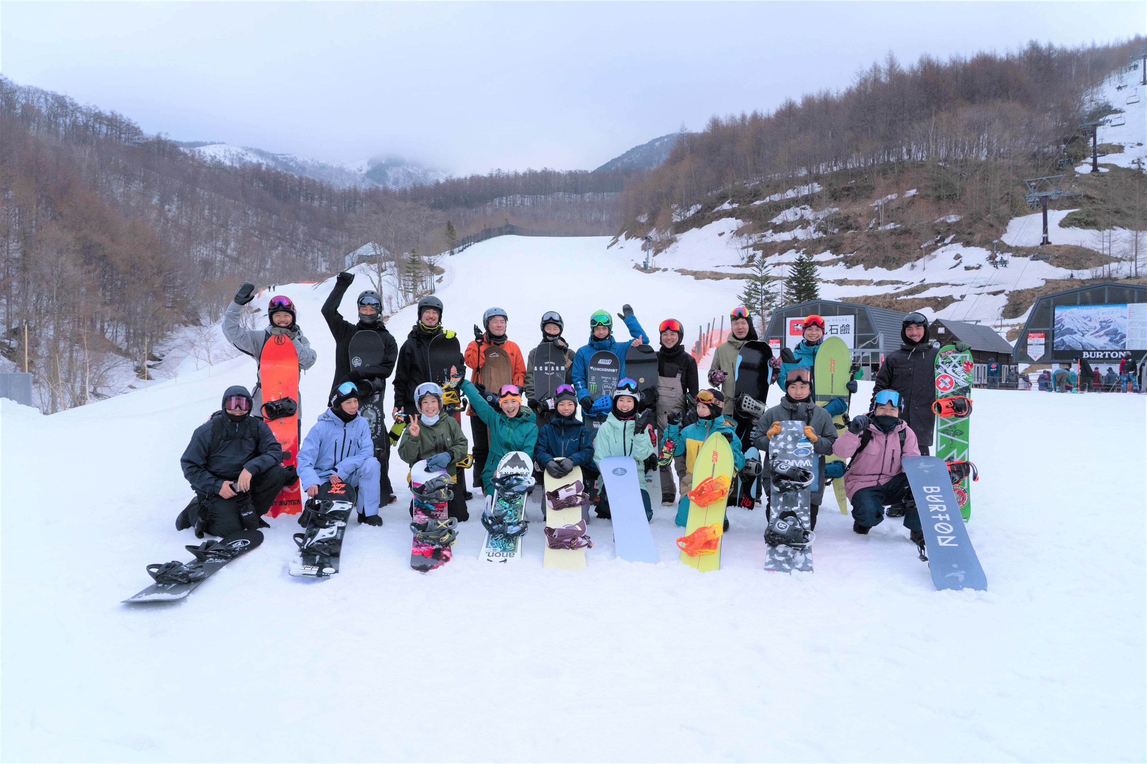 3月21日はスキー場でスノーボード！