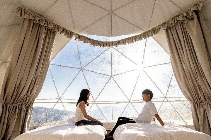 ドーム型テント内イメージ