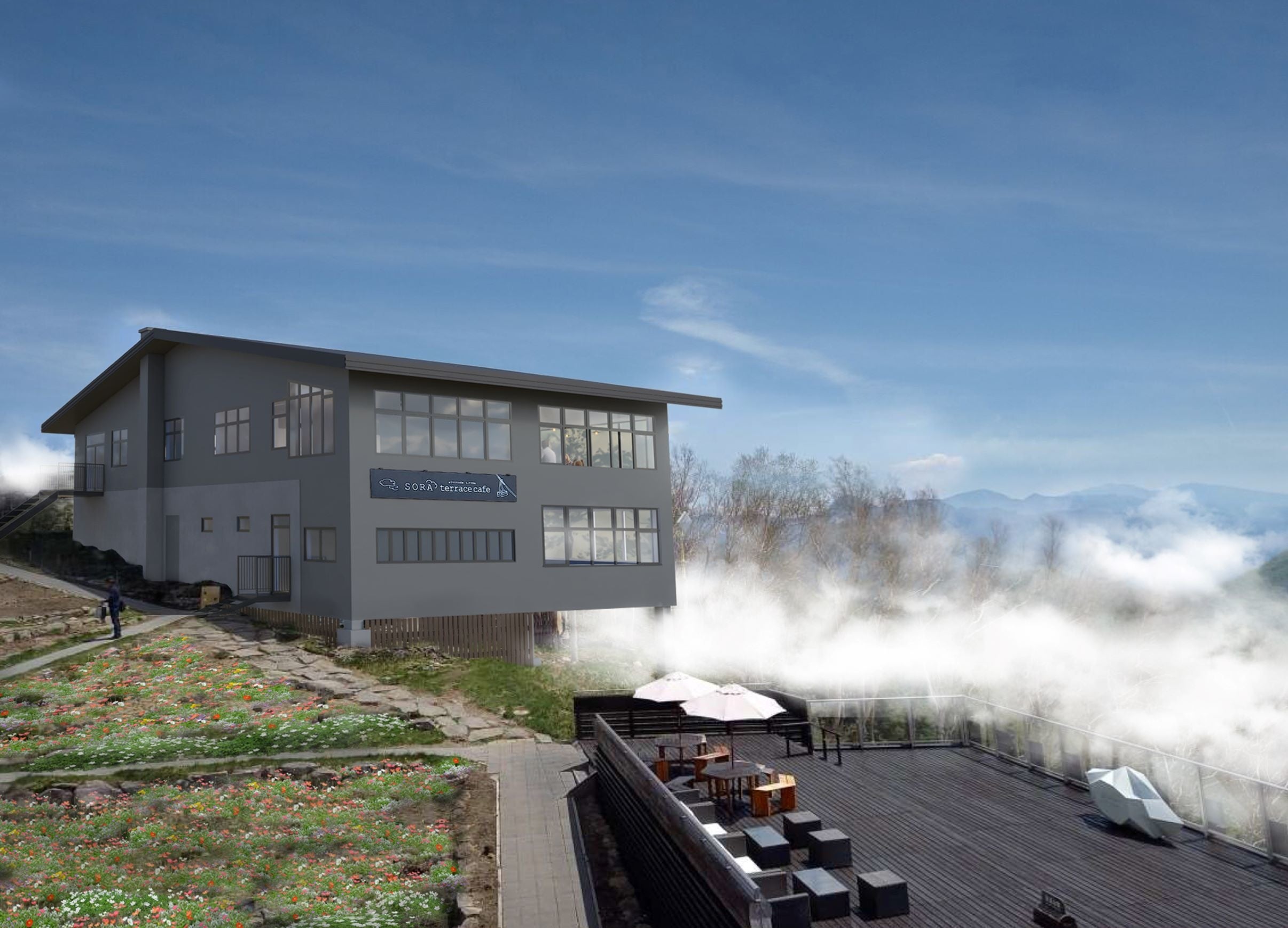 標高1,770mの雲上SORA terrace cafeリニューアルオープン！ | 日本