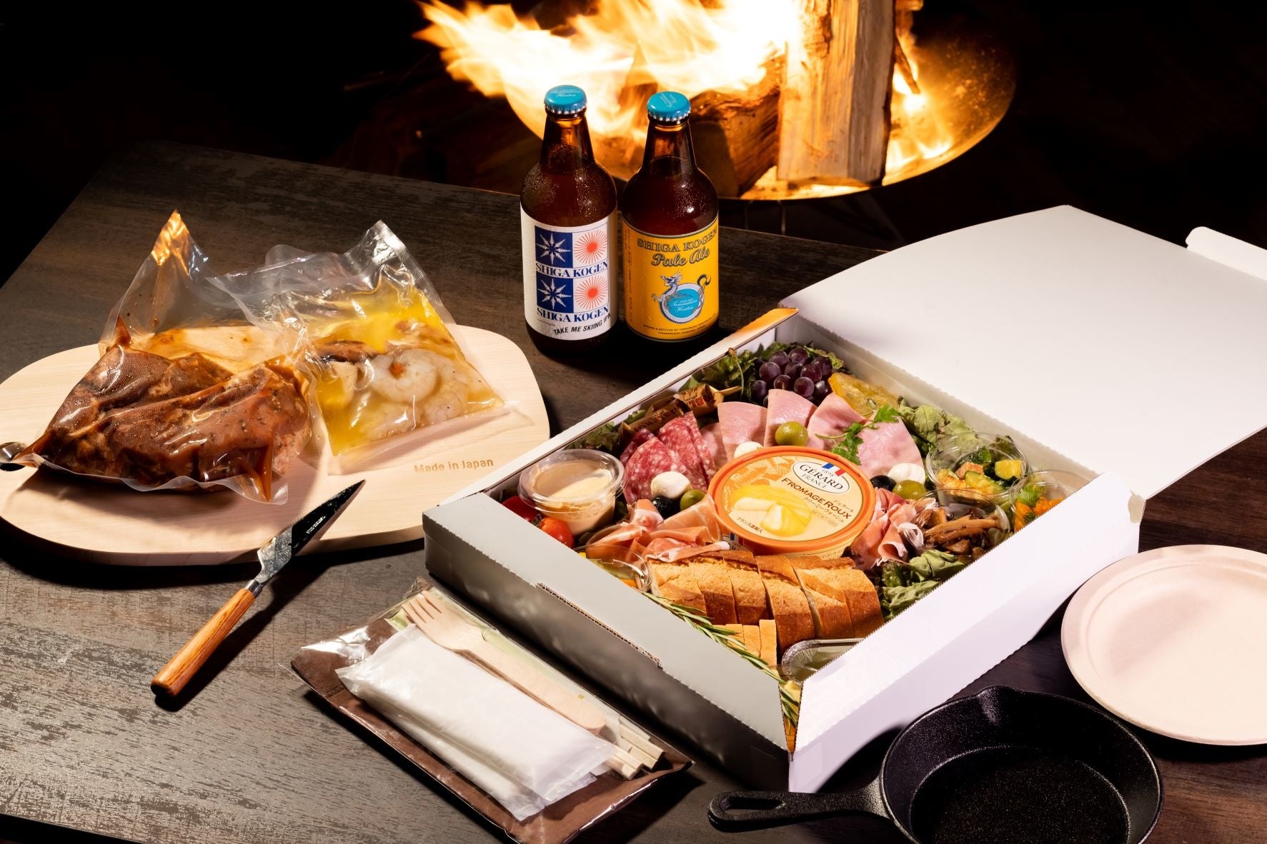 グランピングディナー