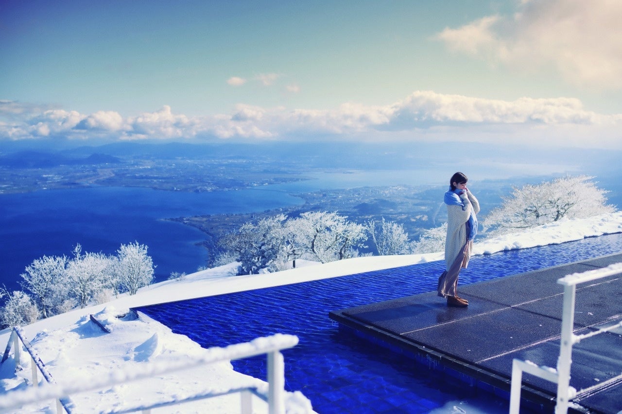 冬のびわ湖テラス