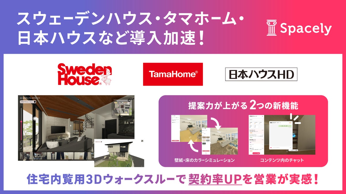 スペースリーの住宅内覧用3Dウォークスルーが2026年度グッドデザイン賞を受賞 FBXデータから約15分でオンライン内覧を作成