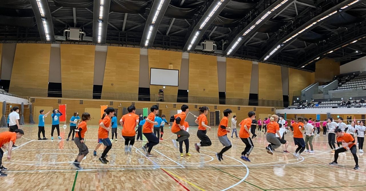 チームの団結が重要な大縄跳び