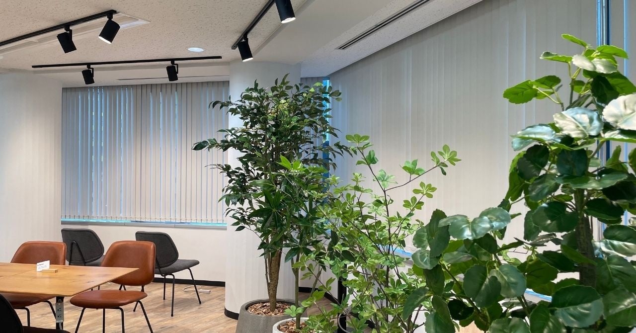 緑豊かなフリースペース