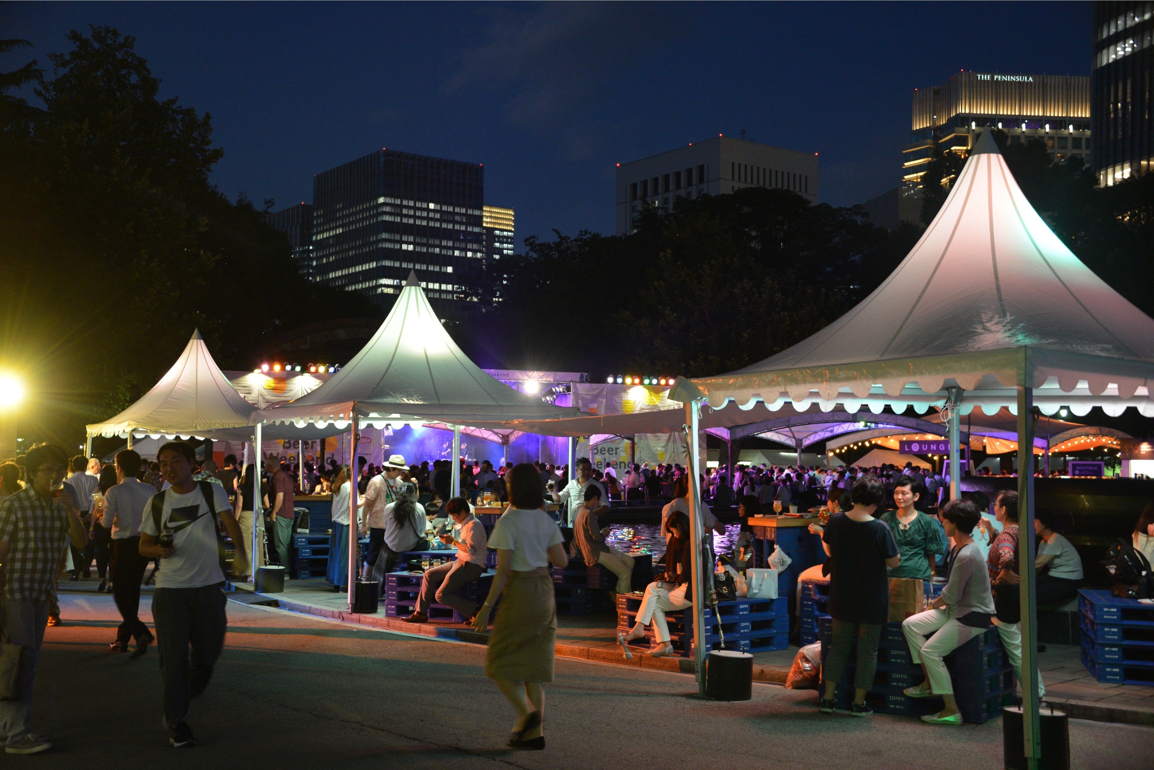 ベルギービールウィークエンド日比谷の過去開催時の様子