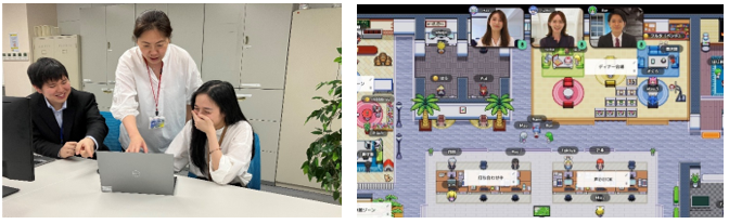 （リアルコミュニケーション、バーチャルオフィス内のコミュニケーション）