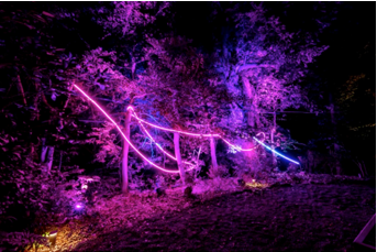 【恋柱・甘露寺蜜璃の照明演出のイメージ】