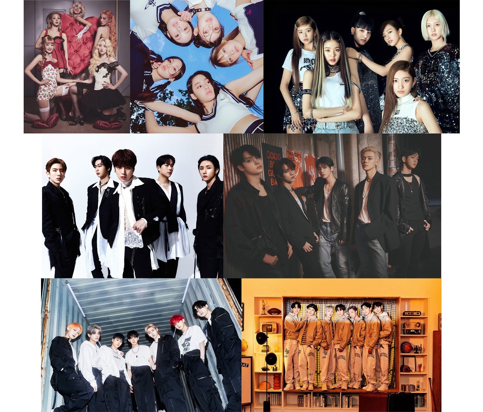 IVE、NewJeans、TOMORROW X TOGETHER、ENHYPENら豪華K-POP