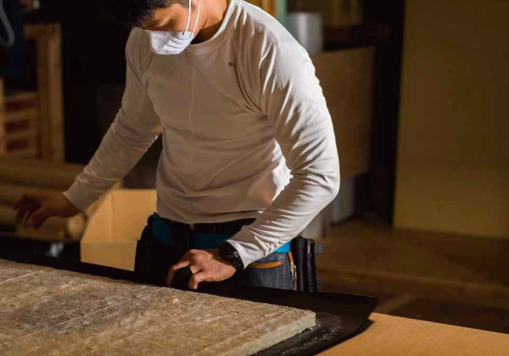 オリジナル商品を製作している様子