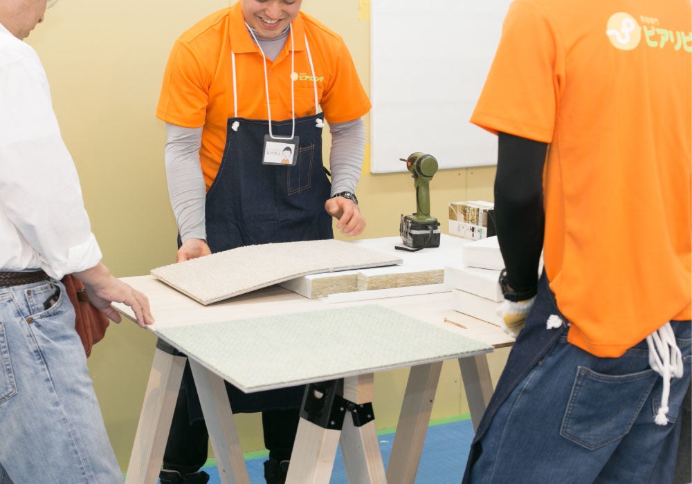 以前開催した防音DIYワークショップの様子