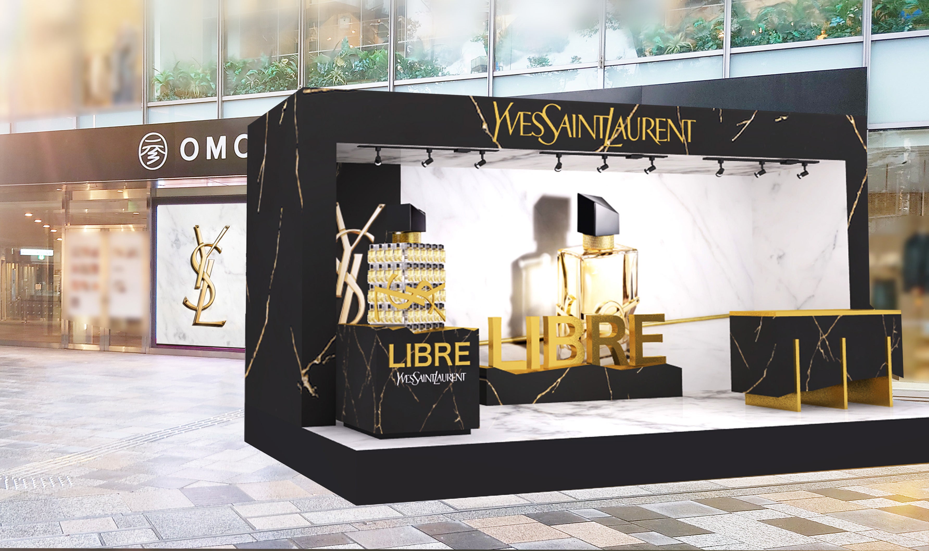 YSLアイコンフレグランス「LIBRE」の大型キャンペーン