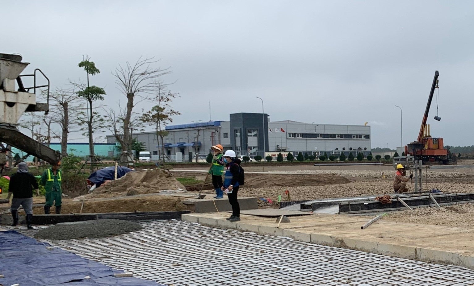 ホンダロジコムベトナム建設現場