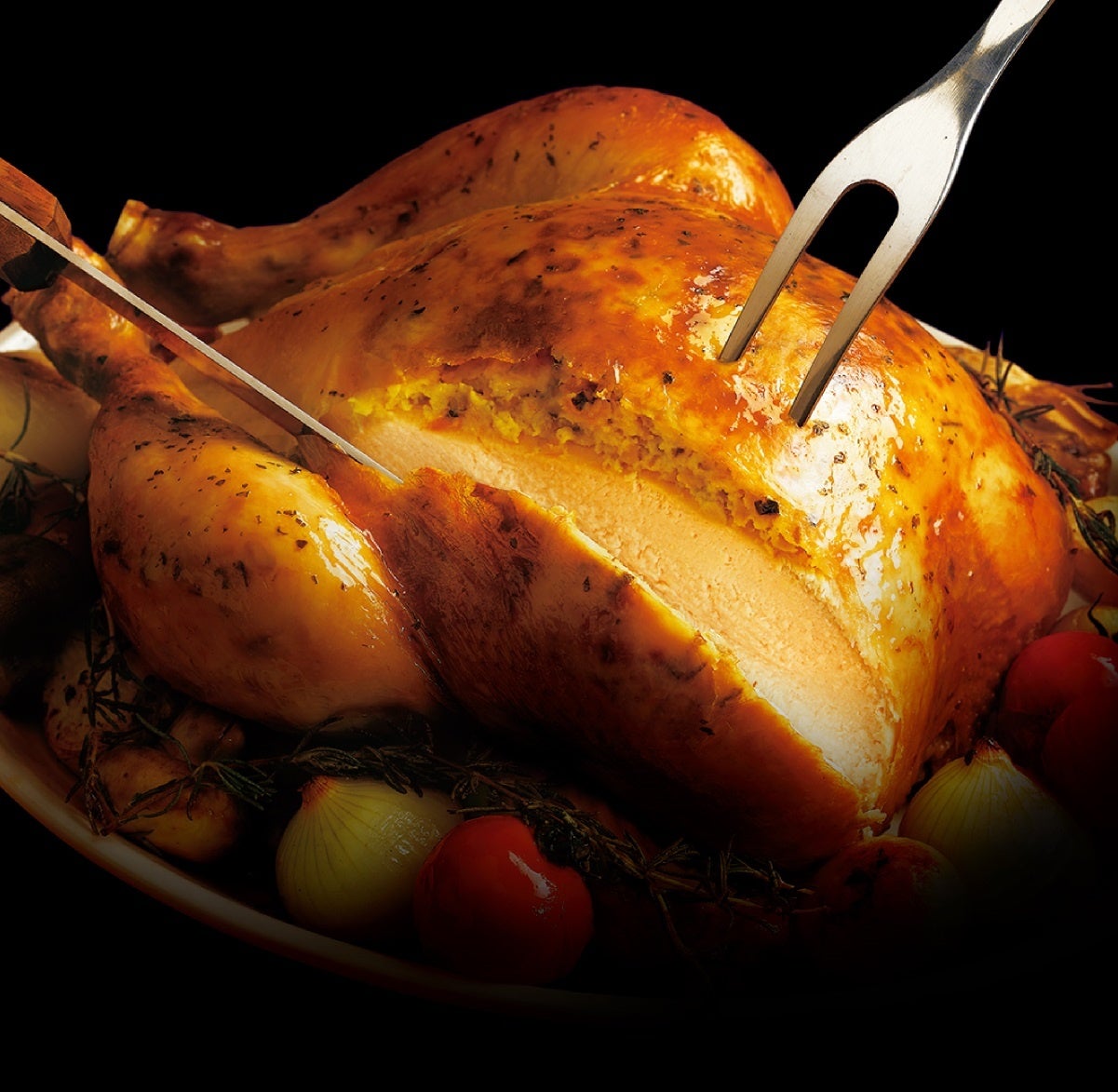 「五穀味鶏 プレミアムローストチキン」イメージ_01