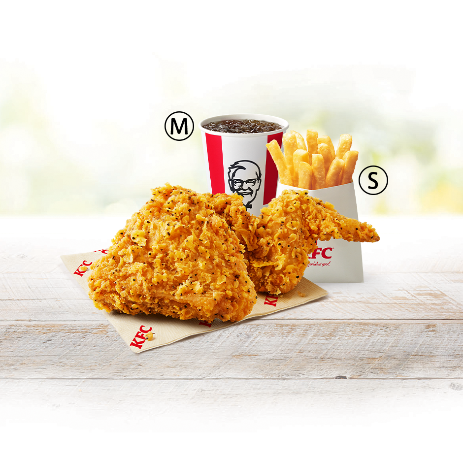 「ブラックホットチキンセット」イメージ