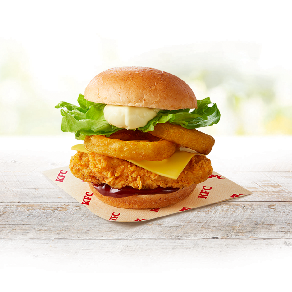 「コク旨オニオンBBQチキンバーガー」イメージ