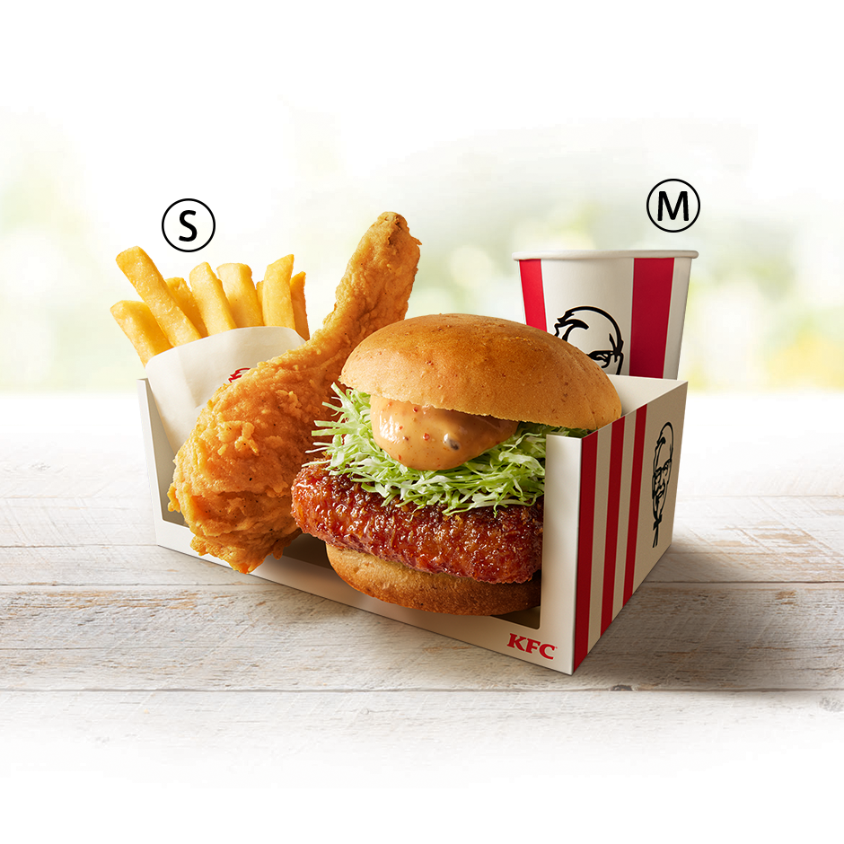 「和風チキンカツバーガー本格ゆず七味よくばりセット」イメージ