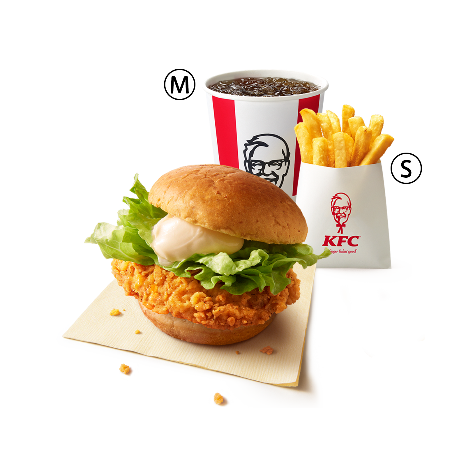 「チキンフィレバーガーセット」イメージ