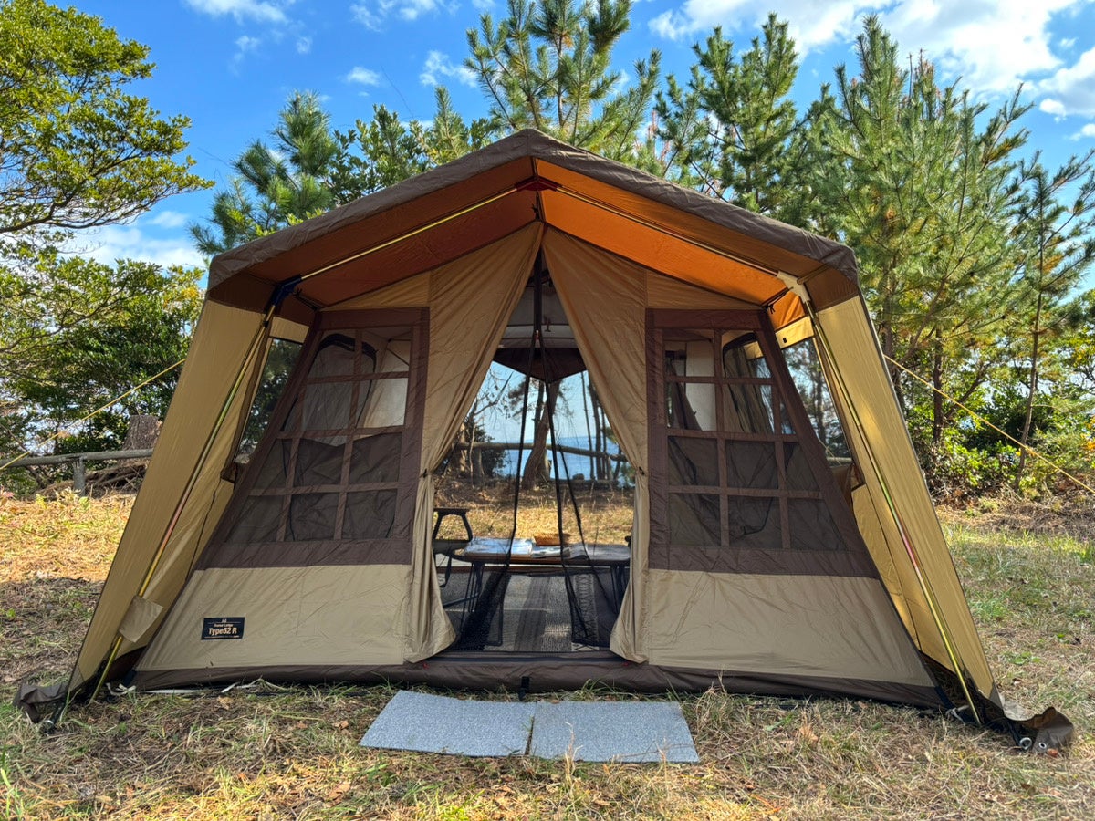 アウトドアブランド「ogawa」コラボ企画】神割崎キャンプ場テント展示