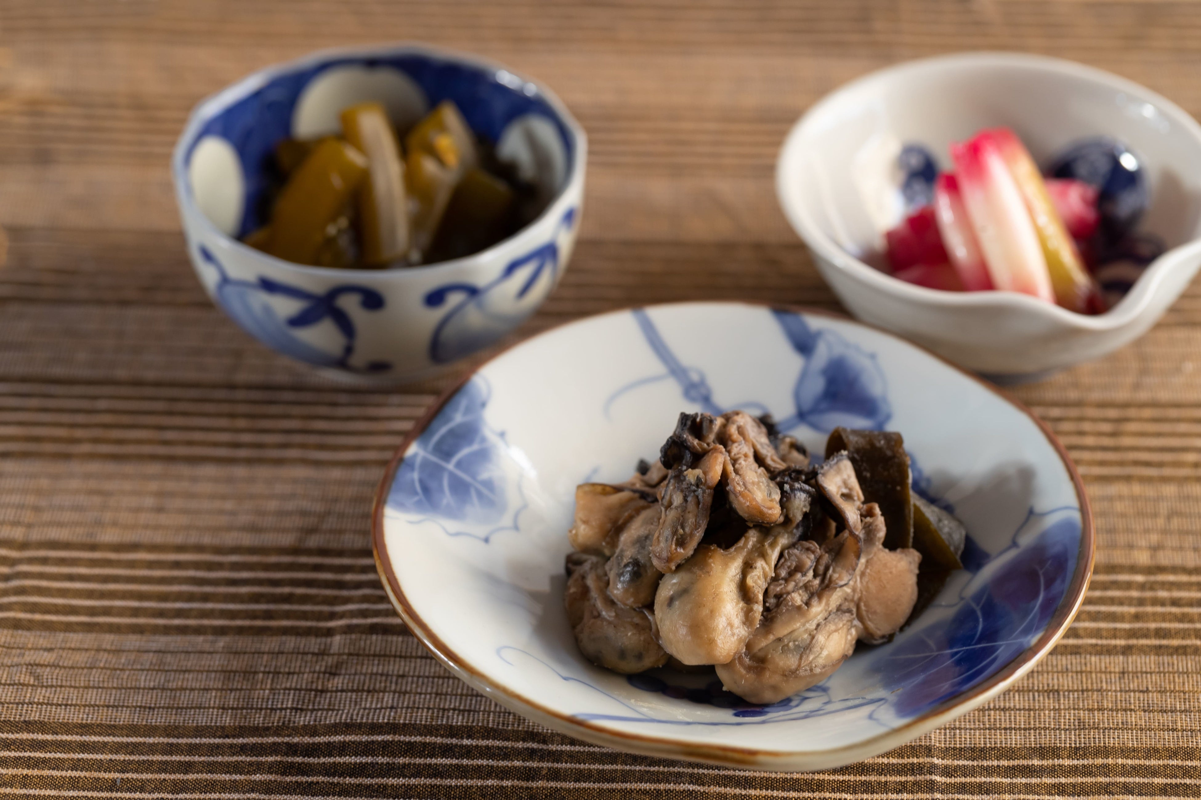 カキの蒸し焼き